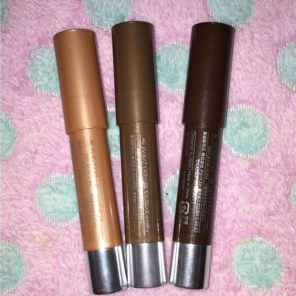 Ac クレヨンアイカラー Ac Makeupの口コミ Acクレヨンアイカラー01シャンパンピン By Cちゃん 乾燥肌 Lips