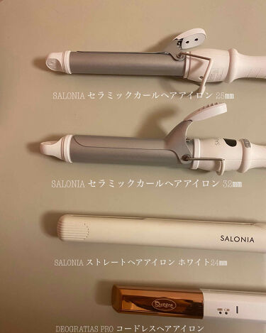 Salonia ストレートアイロン Saloniaを使った口コミ 今回はヘアアイロン事情です 私は4種 By ぽん 混合肌 10代後半 Lips