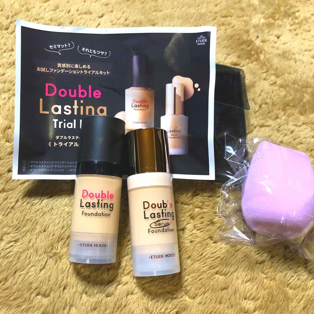 ダブルラスティング トライアルキット Etudeの口コミ エチュードハウスダブルラスティング トライ By Mimiko Lips