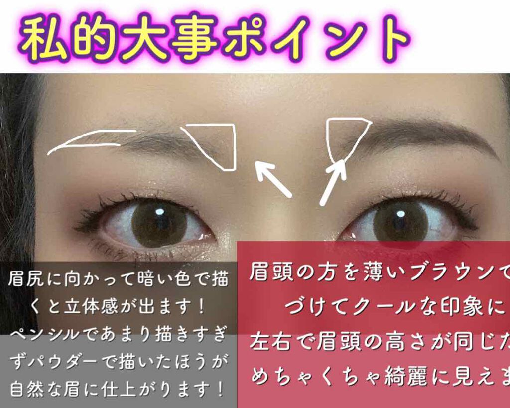 Ur Glam Eyebrow Powder アイブロウパウダー Urglamを使った口コミ 眉毛って一生描き方分からない そんな人に By ぴくみょん 敏感肌 代前半 Lips