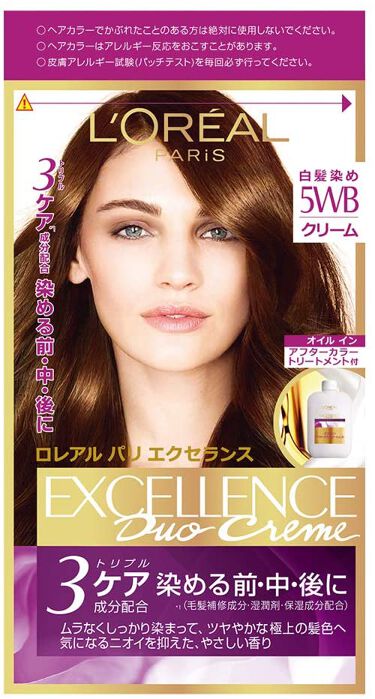 エクセランス R クリームタイプ 5wb ウォ ム系の栗色 ロレアル パリ Loreal Paris Lips