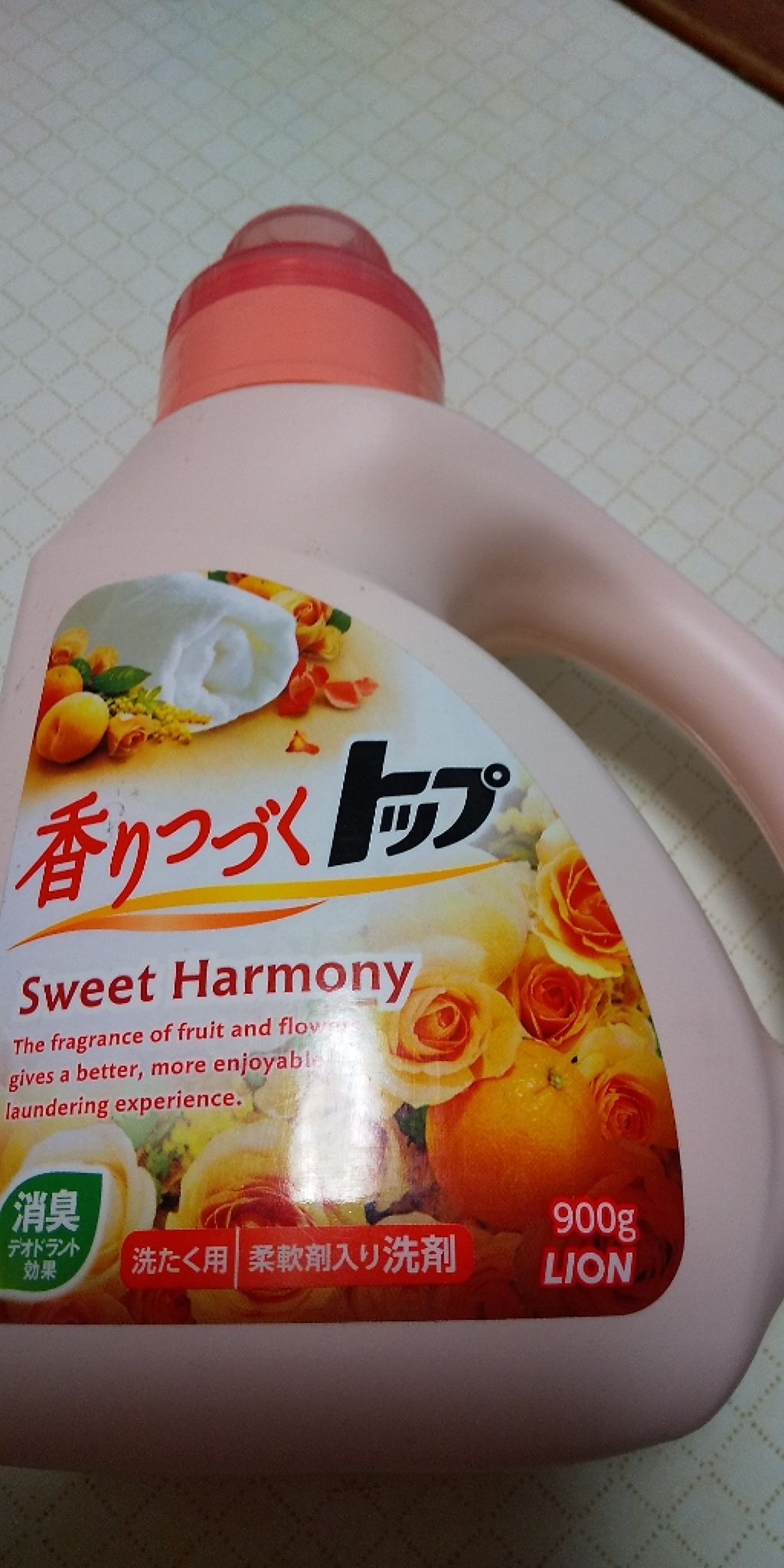 香りつづく トップ Sweet Harmony スウィートハーモニー トップの口コミ 柔軟剤入り洗剤って便利だなあと思います By かめこ 脂性肌 40代前半 Lips