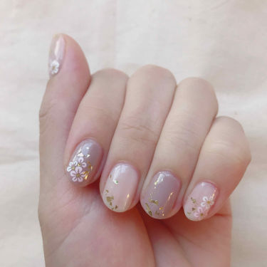 ネイルホリック ネイルホリックを使った口コミ 和風ネイル 塗って 和風っぽいお花のシー By Ishiko 混合肌 30代前半 Lips