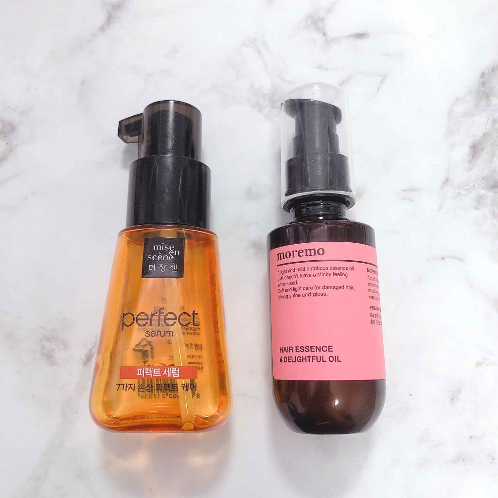 あなたはどっち派 Miseenscene Vs Moremo ヘアオイルを徹底比較 韓国コスメ 人気ヘア By Jasmine 乾燥肌 Lips