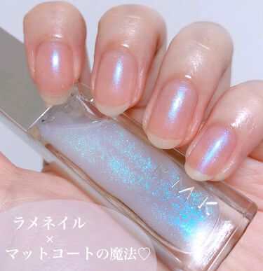 カラフルネイルズ キャンメイクの口コミ ラメが入ったネイルにマットコートを重ねると By おいも Lips