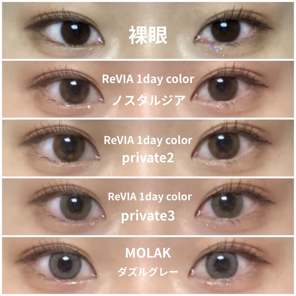 あなたはどっち派 Revia Vs Molak カラーコンタクトレンズを徹底比較 カラコン比較 はじめに By あちゃん アトピー肌 20代前半 Lips