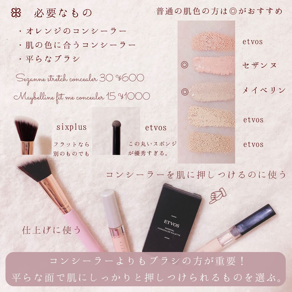 ストレッチコンシーラー Cezanneを使った口コミ ほうれい線を消す方法 ポイント フラ By ぽん Lips