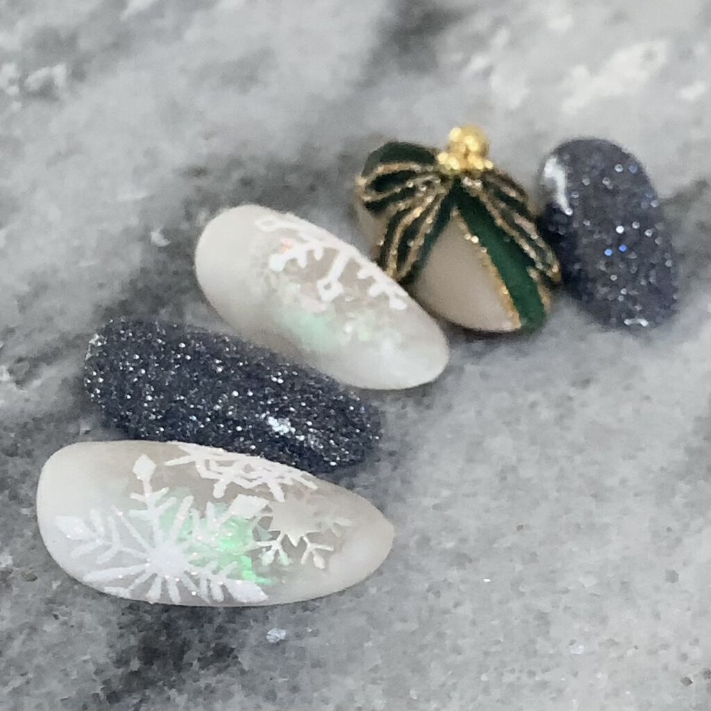 3dパウダー プリジェルを使った口コミ 雪の結晶 ラッピングリボンアート こんにち By みい 混合肌 Lips