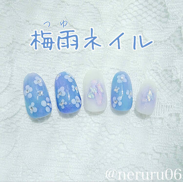 ドットペン Daisoを使った口コミ 梅雨ネイル 来月 6月 から梅雨の季 By ねるる 代前半 Lips