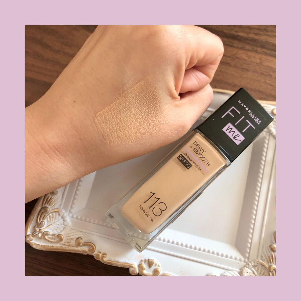 フィットミーリキッドファンデーションd Maybelline New Yorkの口コミ 乾燥肌におすすめのリキッドファンデーション メイベリン フィット By Mochi 乾燥肌 Lips