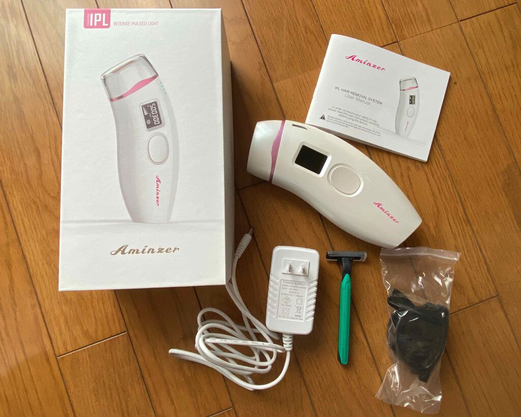 Aminzer Ipl光脱毛器 Aminzerの口コミ こんにちは今日は初めてamazonで買った By あみみん 普通肌 30代前半 Lips