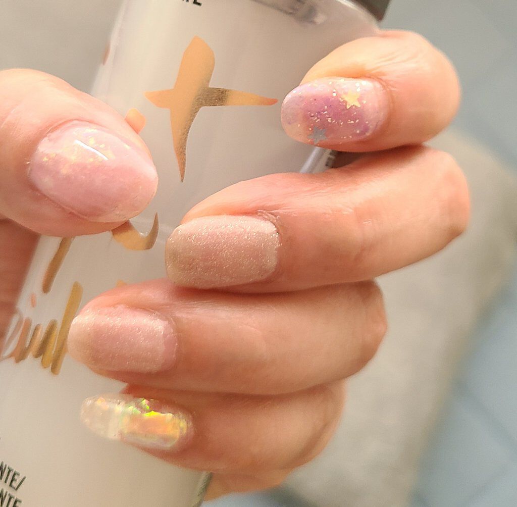 プチプライス カラージェル Petit Priceを使った口コミ 七夕ネイル Petitpriceのシアー By りゆり Lips