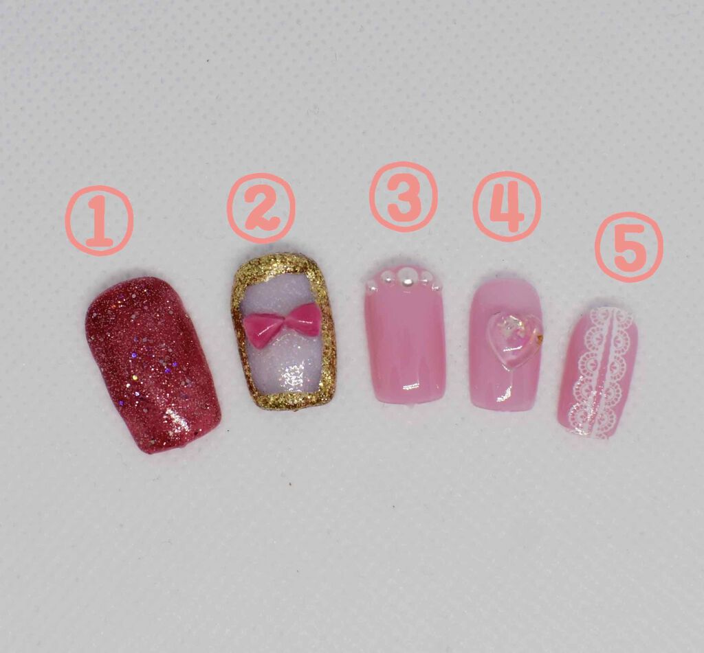 ネイル エナメル ちふれを使った口コミ ピンクメインに甘めネイル ピンクやレース By かな 毎日投稿 敏感肌 代後半 Lips