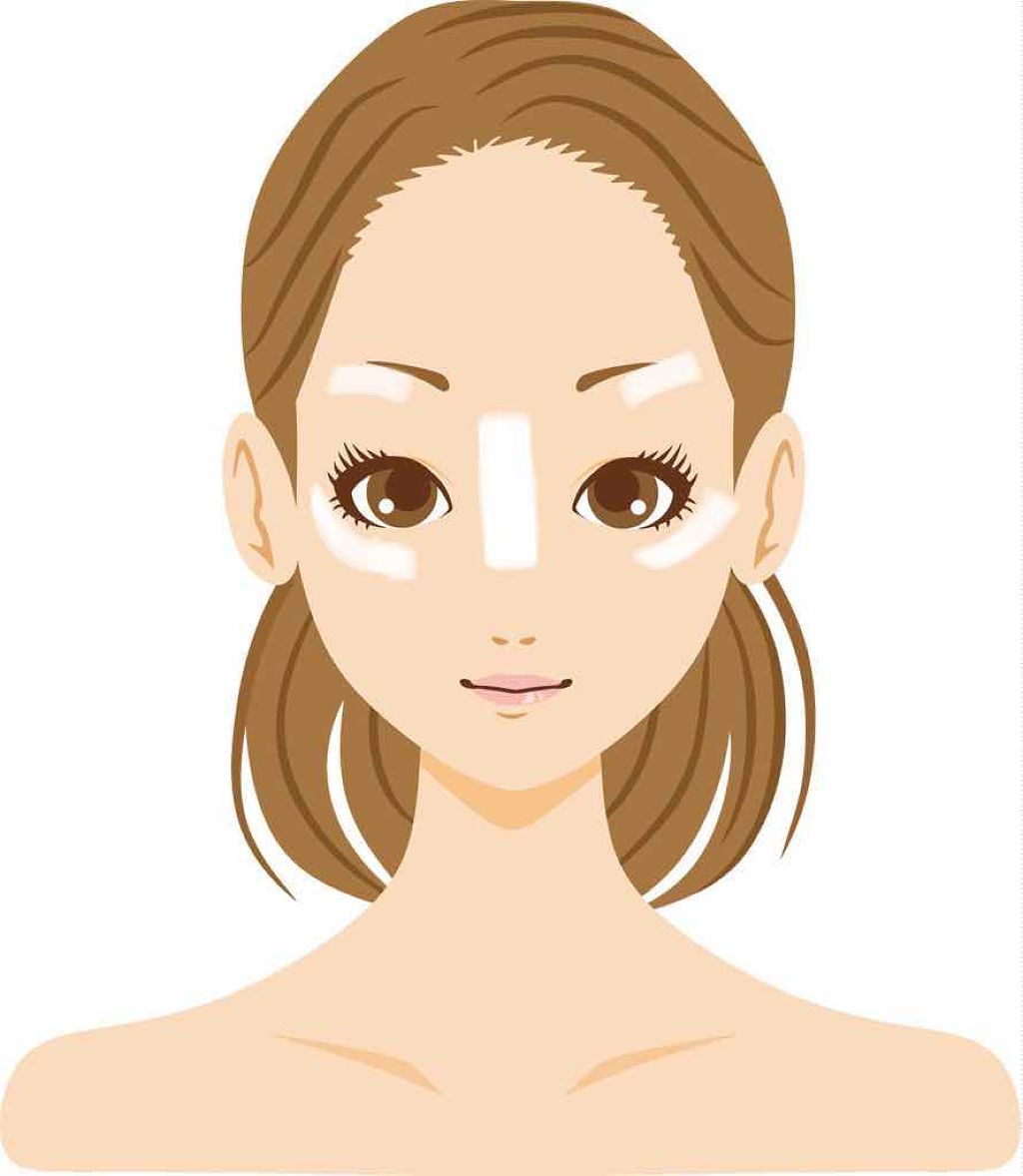 横を強調するハイライト