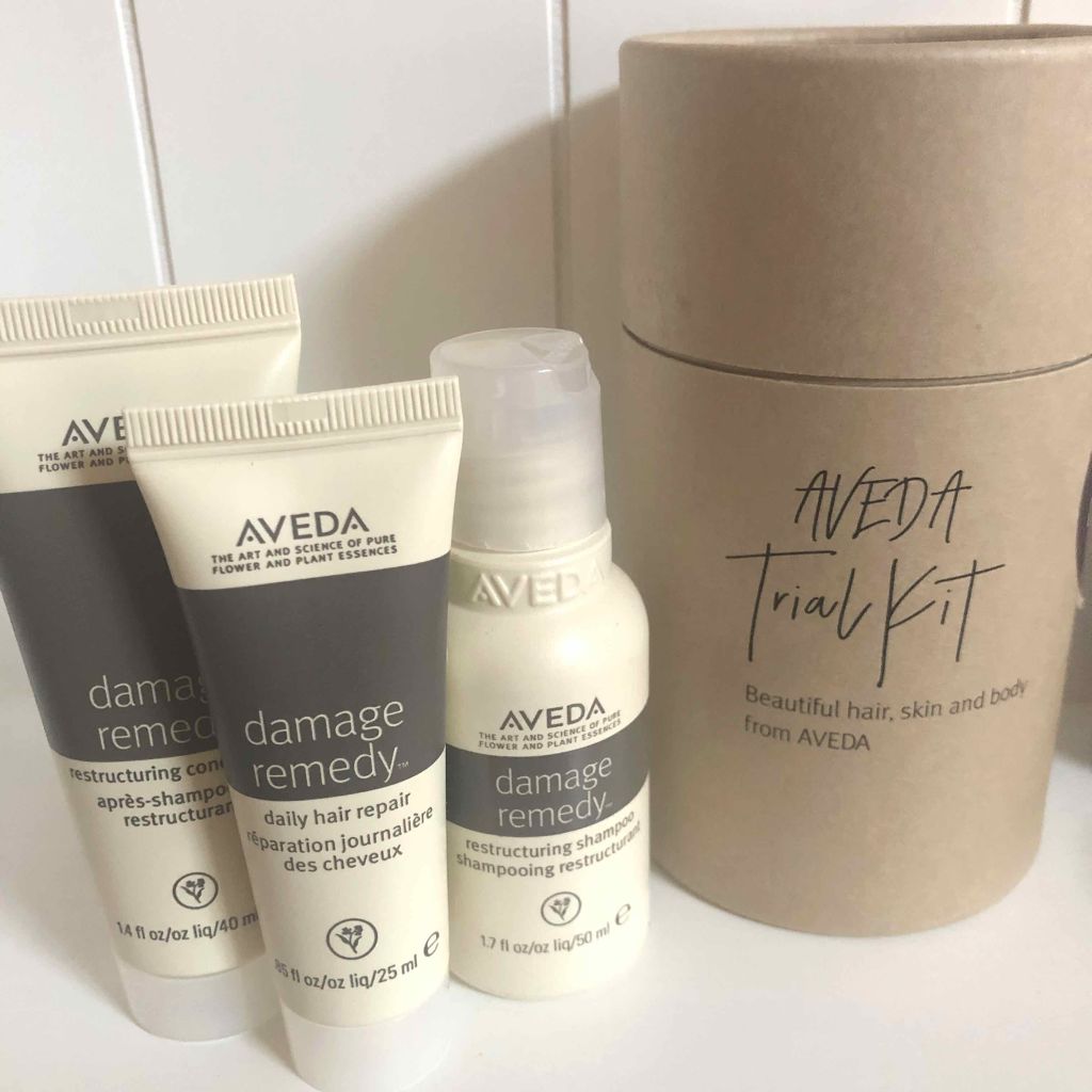 インテンシブ リストラクチュアリング トリートメント Avedaを使った口コミ Avedaのトライアルキットです ダメージ By Anna 乾燥肌 代後半 Lips