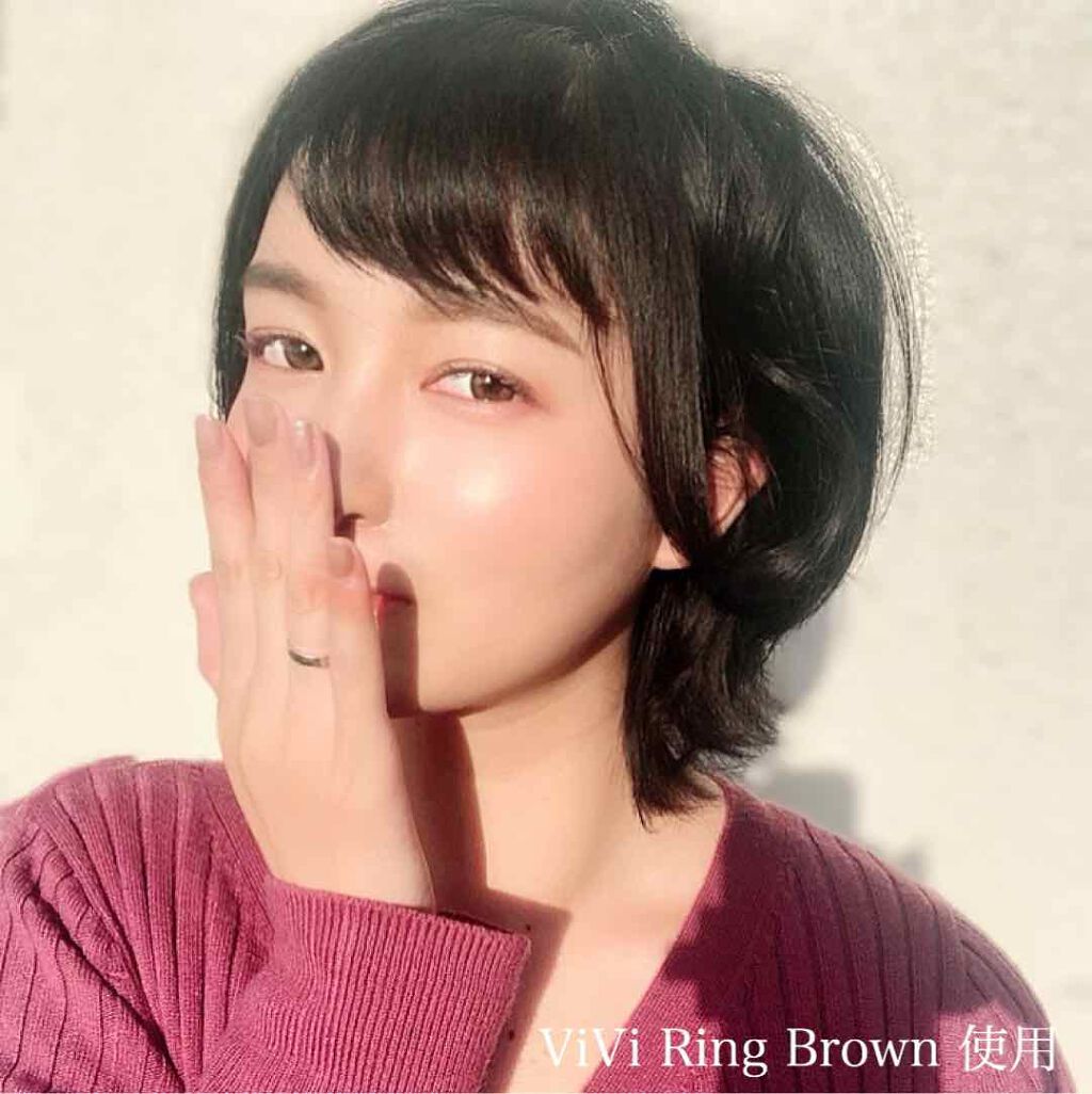 Viviring 1day ビビリング 1day Poplensのカラコンレポ 着画口コミ ワンデータイプの環奈カラコン 比較レビュー By ともこ 混合肌 代後半 Lips