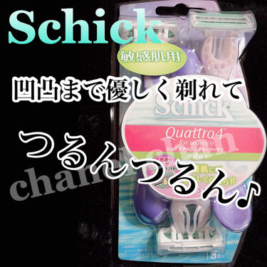 試してみた シック Schick ボディ用 クアトロ4 ディスポ フォーウーマン 3本入 使い捨てタイプ 女性用 カミソリ シックのリアルな口コミ レビュー Lips