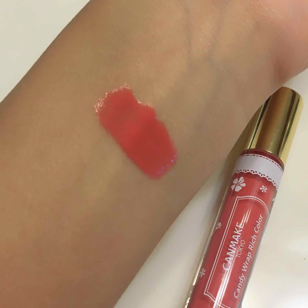キャンディラップリップ キャンメイクの口コミ キャンメイクラップリップリッチカラー04番 By Sara Lips