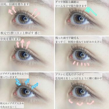 アイメイク方法 塗るつけまつげ ファイバーウィッグ ウルトラロング デジャヴュの使い方 目指せマツエク パッ By ムンユ 混合肌 Lips