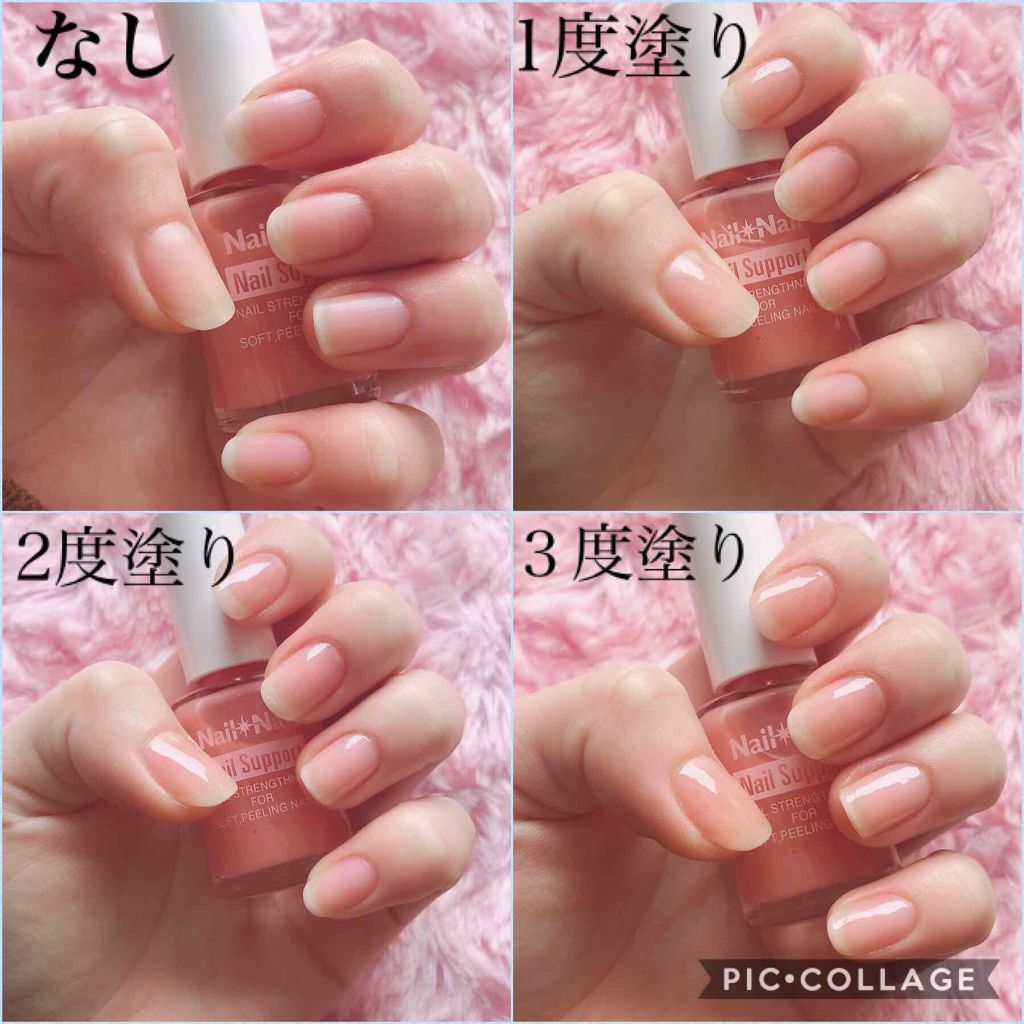 流行に ネイルネイル ネイルサポート 6ml ピンク ネイルベースコート トップコート