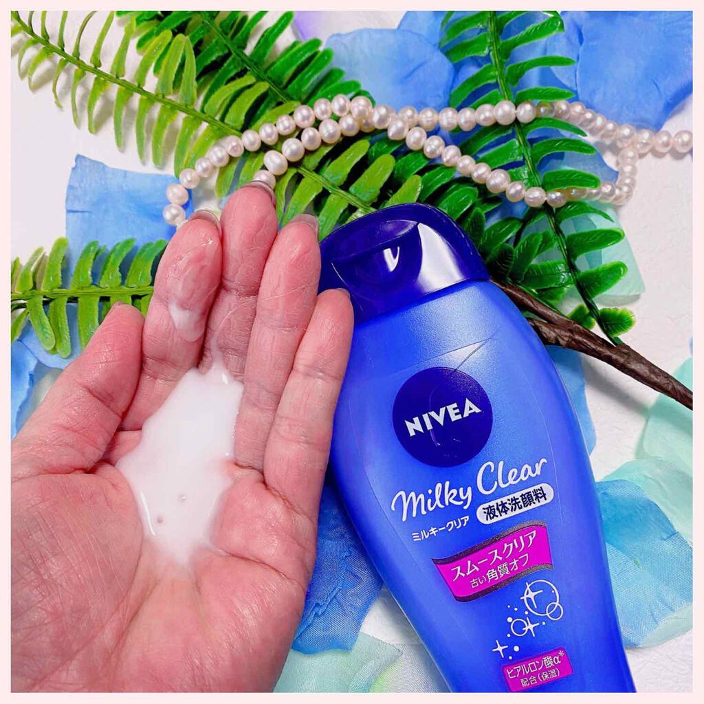 ニベア ミルキークリア洗顔料 スムースクリア ニベアの口コミ 肌のざらつきのも元となる古い角質や 黒ずみ By Fuka712 普通肌 40代前半 Lips