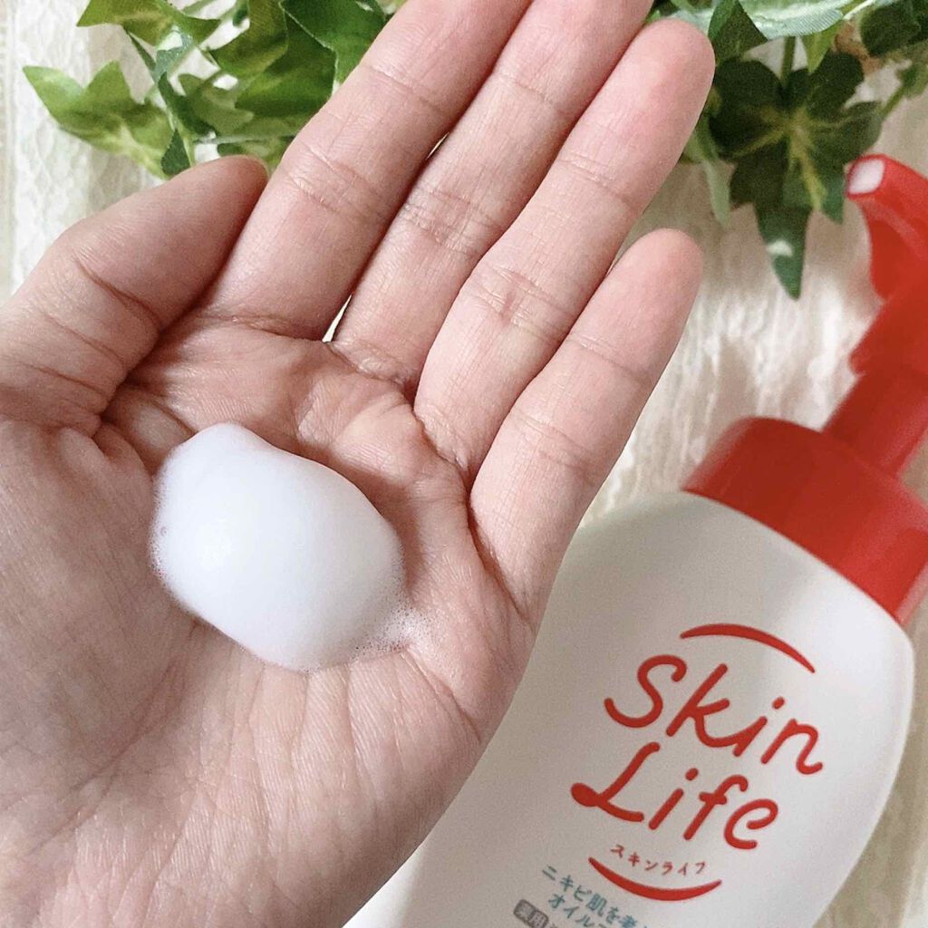 薬用化粧水 スキンライフを使った口コミ スキンライフ 薬用泡のふんわり洗顔 薬 By なあさん アトピー肌 代後半 Lips