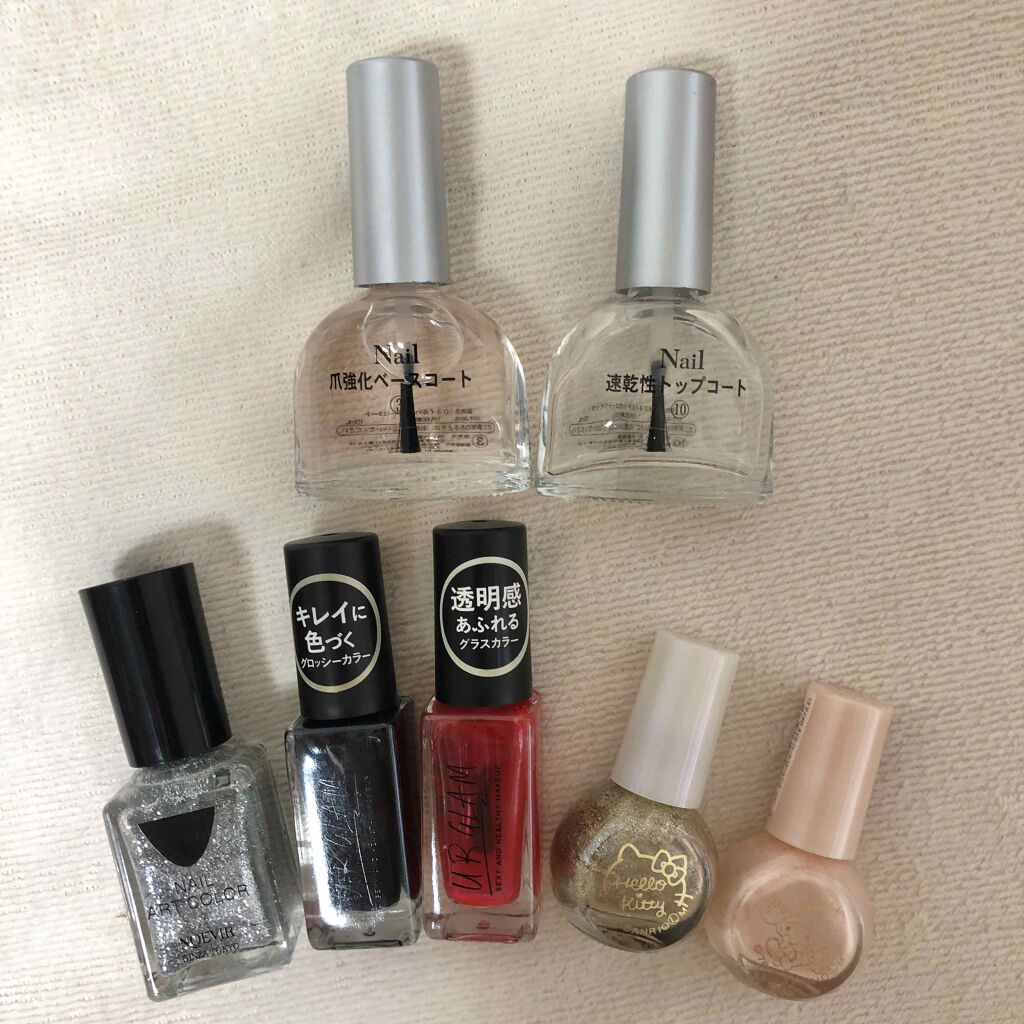 ネイルカラー ノエビアを使った口コミ ほぼダイソーでさくらんぼネイル こーゆーか By もこ 脂性肌 10代後半 Lips