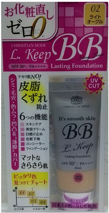 Lキープ BBクリーム 02ライトオークル