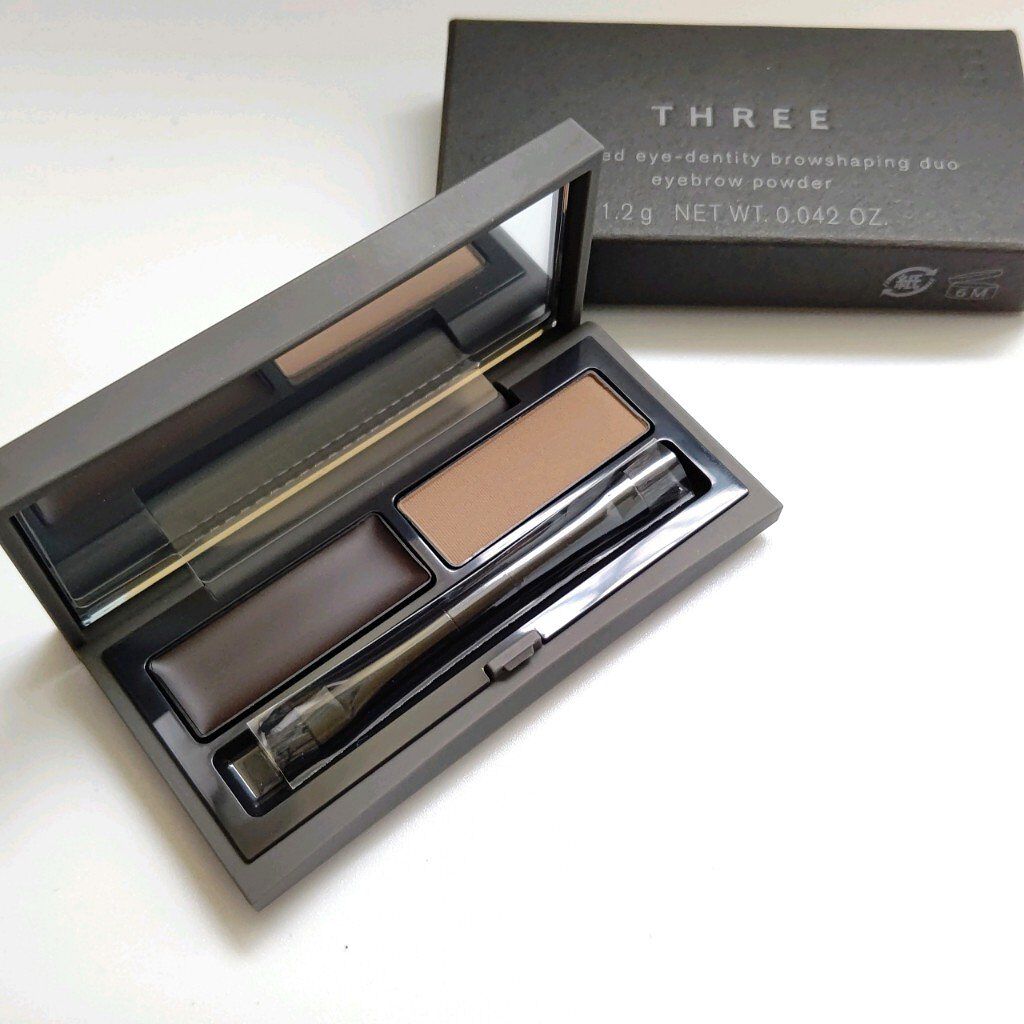 アドバンスドアイデンティティ ブラウシェーピングデュオ Threeの口コミ ワックスとパウダーで仕上げる眉メイク 顔 By ミドナ Lips