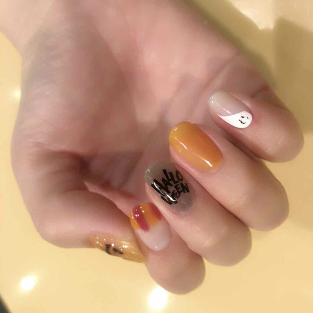 ウィークリージェル Homeiを使った口コミ ハロウィンネイル Trickortreat By 行場 30代前半 Lips