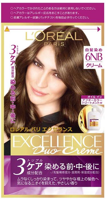 エクセランス R クリームタイプ 5nb 自然な栗色 ロレアル パリ Loreal Paris Lips