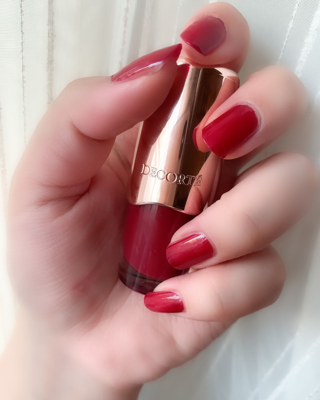 ネイルエナメル Cosme Decorteの口コミ コスメデコルテの大人レッドネイル こんに By Rei 普通肌 代前半 Lips