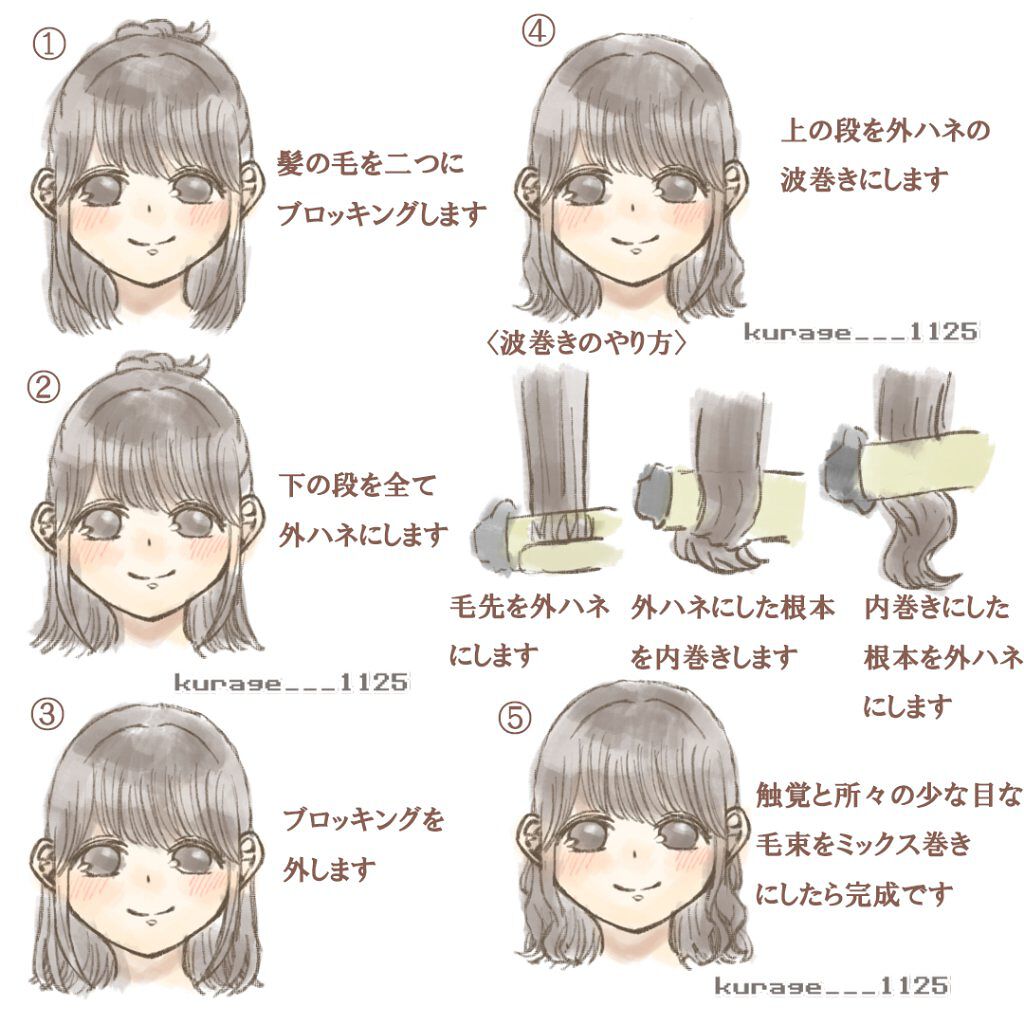 ヘアジュレ ゆるふわウエーブ Ex Macherieの口コミ 不器用さんでも簡単 ボブの巻き髪のやり By 花くらげ Lips