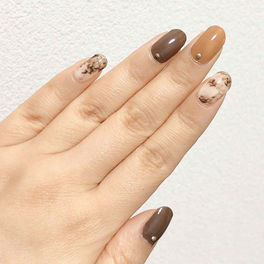 カラフルネイルズ キャンメイクを使った口コミ やり方書いてます この間のべっこうネイルに By Gaho がほ 敏感肌 Lips