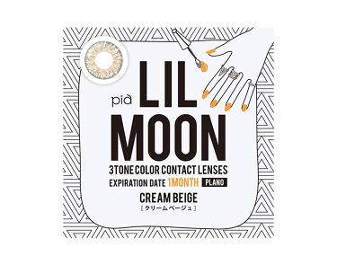 LIL MOON 1MONTH クリームベージュ