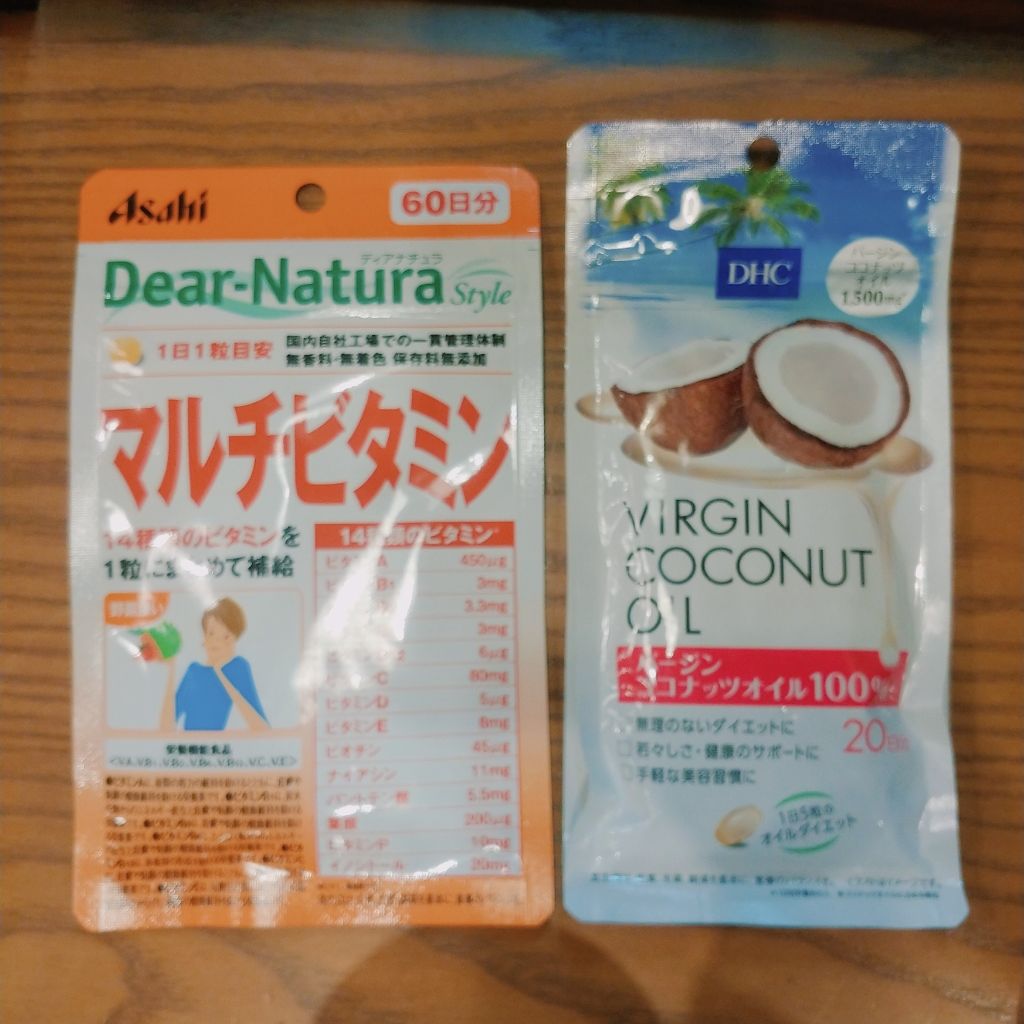 バージン ココナッツオイル Dhcを使った口コミ 冬なのに しっとりモチモチ ビタミン オ By Cocoa スキンケア収集癖 敏感肌 代後半 Lips