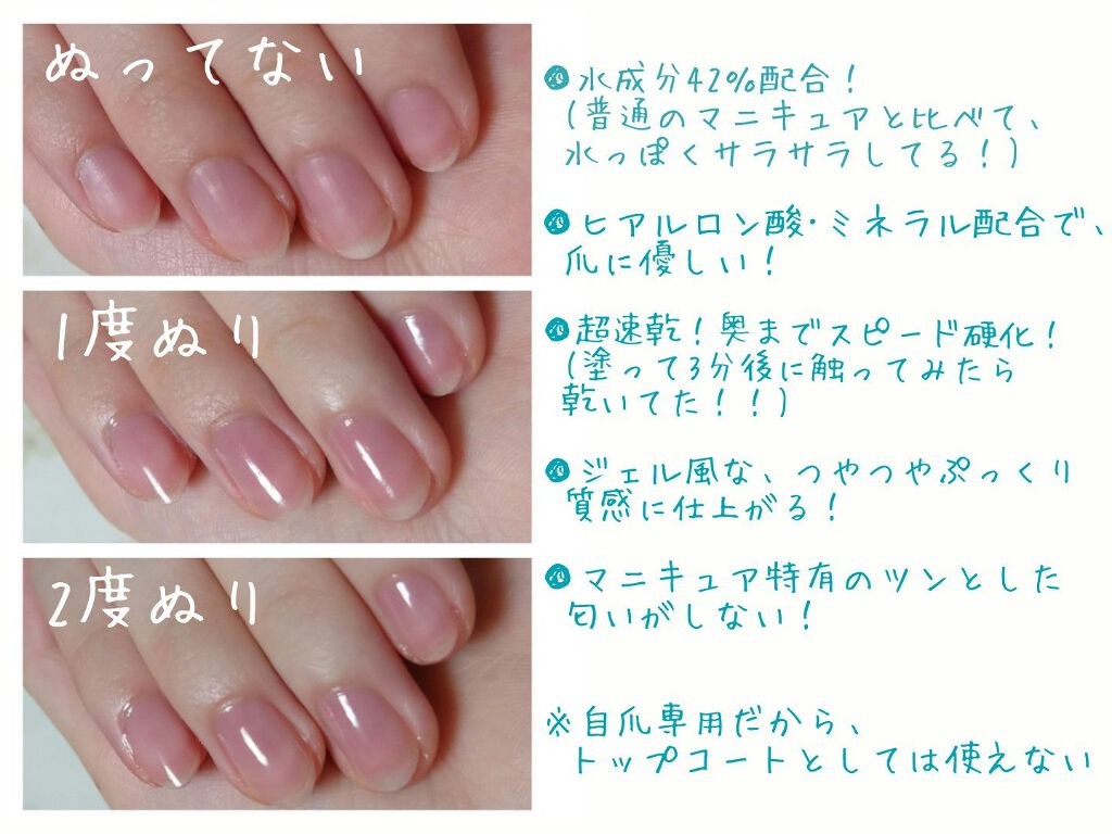 ウォータリーネイルジェル クイックグロス D Upの口コミ ぷっくりつやつやの爪で指先美人に ディーア By たばこちゃん 代前半 Lips