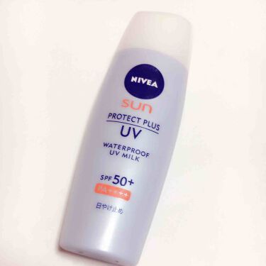 ニベアサン プロテクトプラス ウォータープルーフuvミルク ニベアの口コミ ニベアのプロテクトプラス ウォータープルー By Ia 混合肌 代後半 Lips