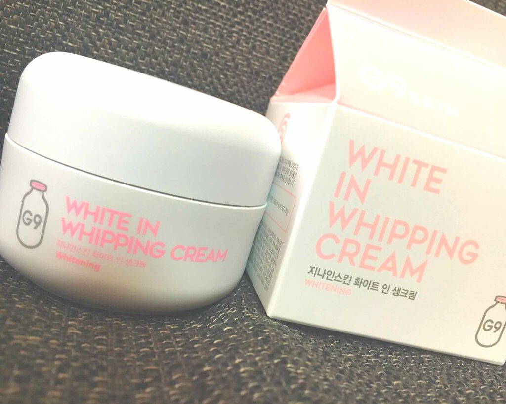 White Whipping Cream ウユクリーム G9 Skinの口コミ ピンクのウユクリーム で話題のクリーム By めい Lips