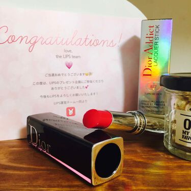 ディオール アディクト ラッカー スティック Diorの口コミ 出っ歯でも歯につきにくい やっぱり優秀な By ねるねるねりた 普通肌 Lips