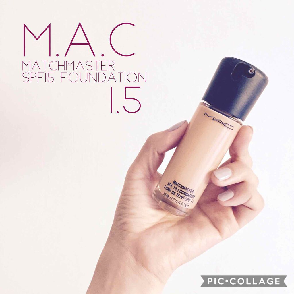 マッチマスター ファンデーション Spf 15 M A Cの口コミ M A Cマッチマスターspf15ファンデ By Torico 混合肌 Lips