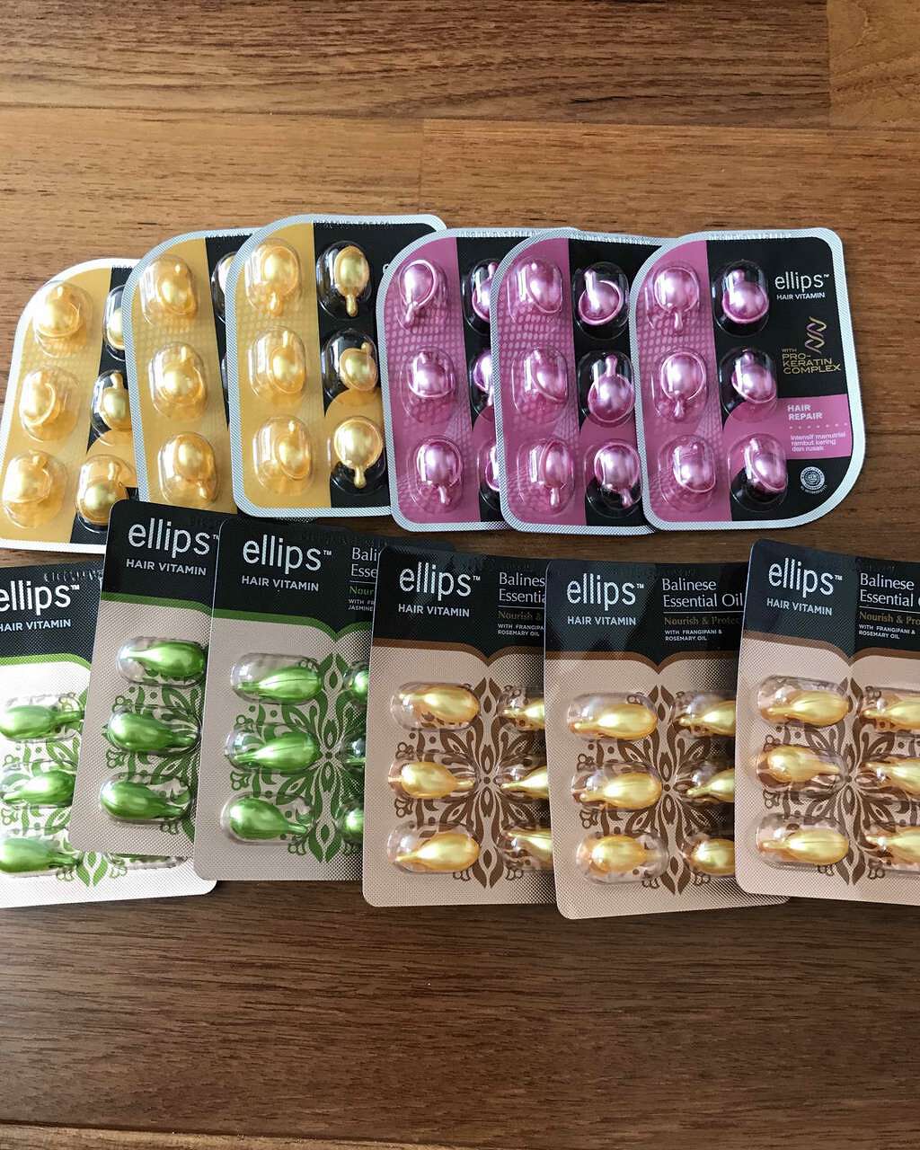 ヘアーオイル トリートメント Ellipsの口コミ ドラッグストアでピンクとイエローが売ってあ By アリエル 混合肌 Lips