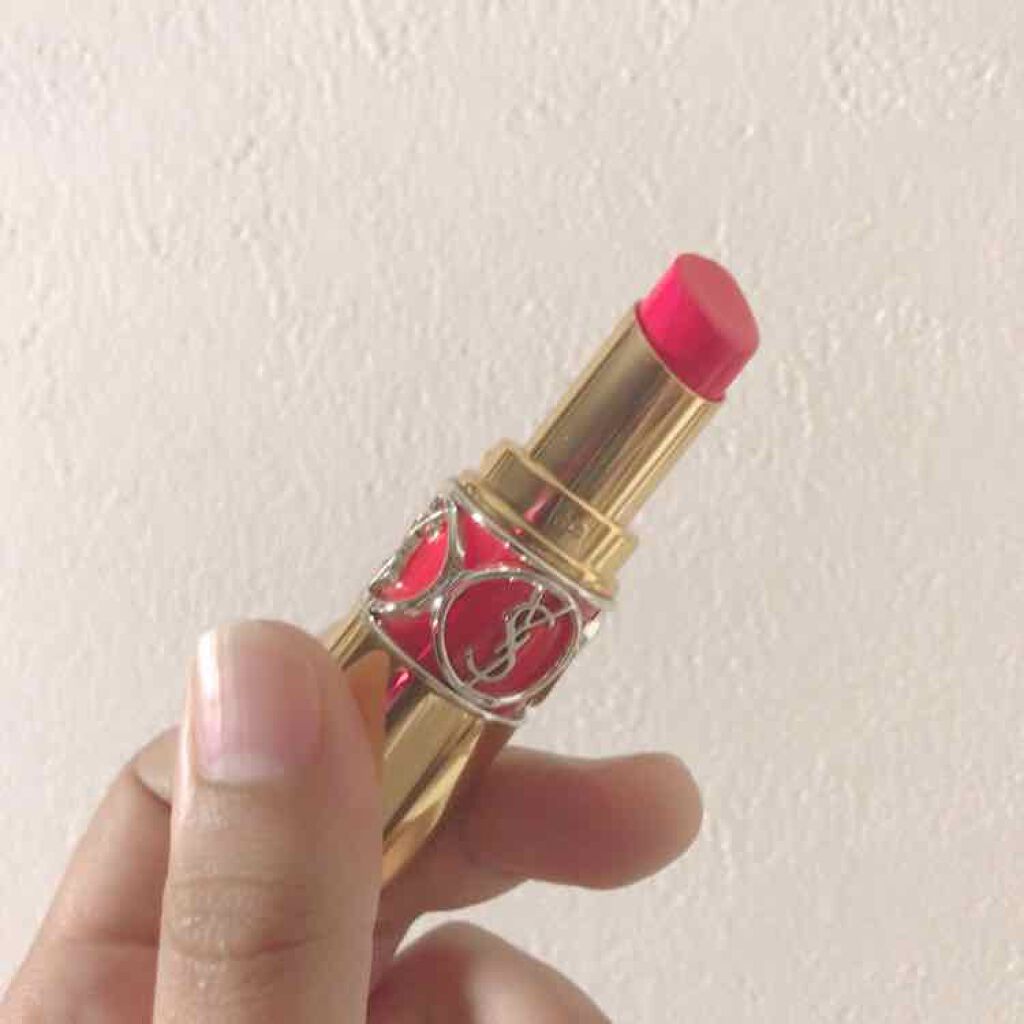 ルージュ ヴォリュプテ シャイン Yves Saint Laurent Beauteは落ちないのか 色持ちに関する口コミ お色はno 46です オレンジっぽい赤の色 By ねぎこ 混合肌 10代後半 Lips