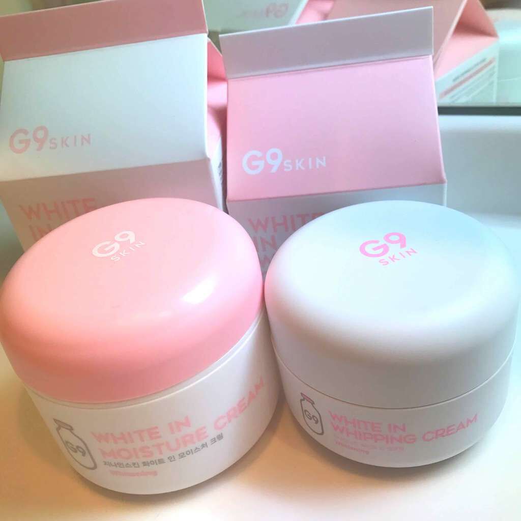 WHITE WHIPPING CREAM(ウユクリーム)|G9 SKINの口コミ「G9スキン左)Mクリーム右)Cクリーム1つ..」 by * みゆ*(乾燥肌/10代後半) LIPS WHITE WHIPPING CREAM(ウユクリーム)|G9 SKINの口コミ「G9スキン左)Mクリーム右)Cクリーム1つ..」 by * みゆ*(乾燥肌/10代後半) LIPS