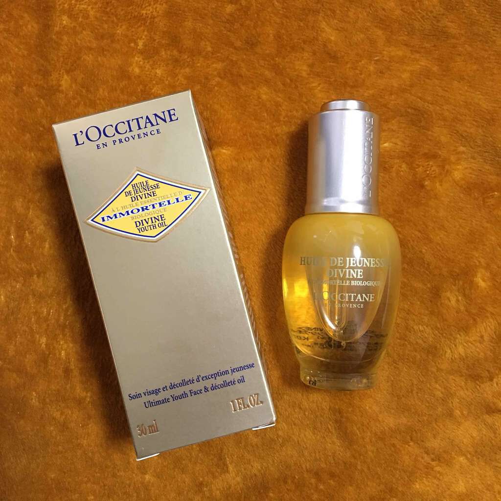 2、無着色、アルコールフリー|L'OCCITANE イモーテル ディヴァイン インテンシヴオイル