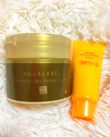 スペシャルジェルクリーム オイルイン アクアレーベルの使い方を徹底解説 アクアレーベルスペシャルジェルクリーム オ By ひろろん Lips Agm 混合肌 Lips
