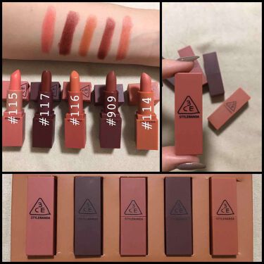 Lip Color 3ceの口コミ レビュー Stylenanda3cem By Waikari 脂性肌 代後半 Lips