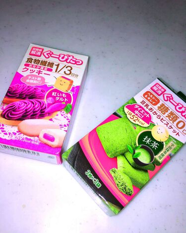 ナリスアップ ぐーぴたっ 豆乳おからクッキー ぐーぴたっの口コミ ぐーぴたっ抹茶紅いもタルトダイエット中の方 By R I N O Lips