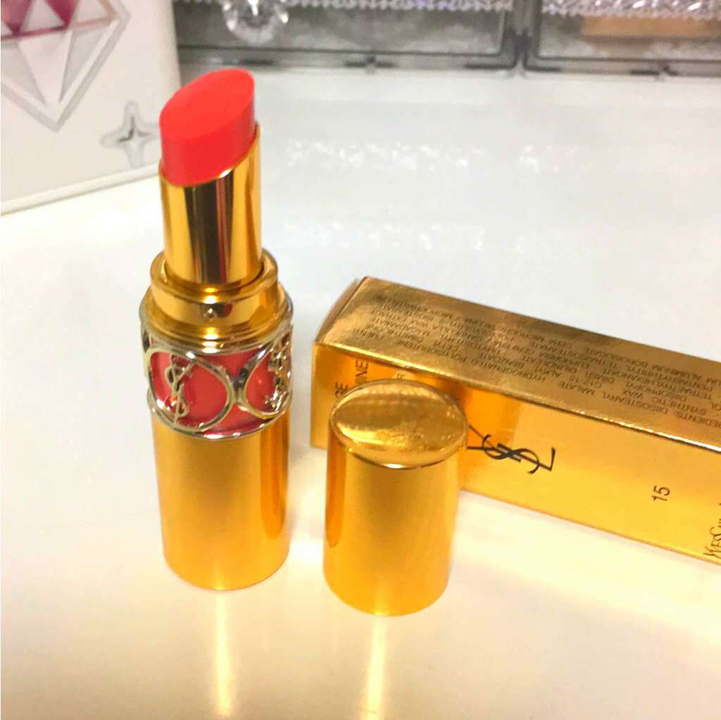 ルージュ ヴォリュプテ シャイン Yves Saint Laurent Beauteの口コミ Yslの婚活リップ15番かいました とっ By かぽ 混合肌 30代後半 Lips