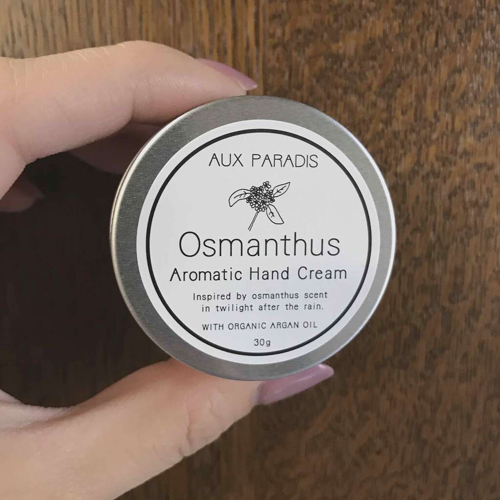 試してみた オスマンサス ハンドクリーム Osmanthus Aux Paradis のリアルな口コミ レビュー Lips